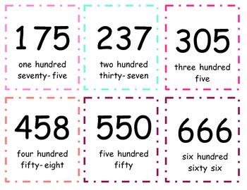 3 digit number flash cards|3 digit numbers Flashcards .